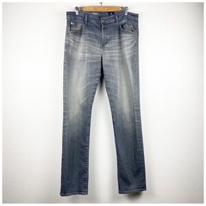 Adriano Goldschmied The Graduate Tailored Leg Jeans in Gray Size 36x34‎